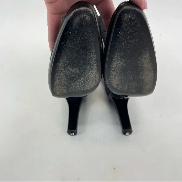 Miu Miu Tall Boots Size 38 1/2 Black - Picture 14 of 16